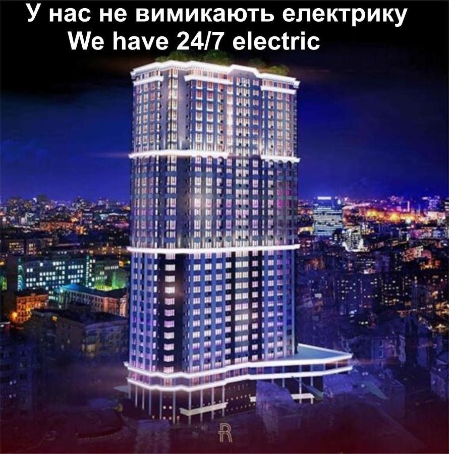 Royal Tower Residence Big Vip Apartment In Center Floor 27 Kiev Eksteriør billede