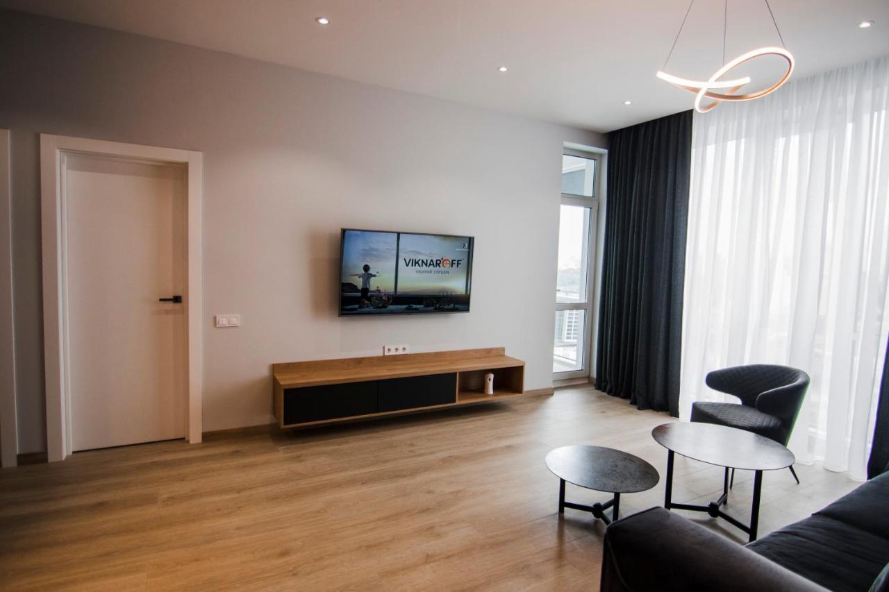 Royal Tower Residence Big Vip Apartment In Center Floor 27 Kiev Eksteriør billede